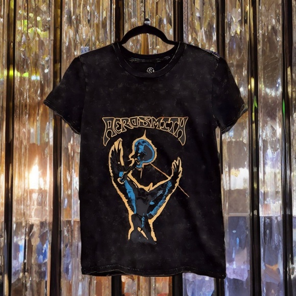 Treasure & Bond Aerosmith Vintage Wash Band Tee Shirt - Picture 13 of 13